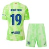 Officiële Voetbalshirt + Korte Broek FC Barcelona Lamine Yamal 19 Derde 2024-25 - Kids